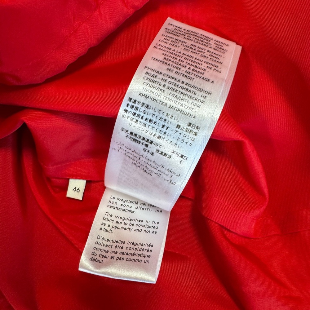 🛑SOLD🛑🚗GUCCI RED ANORAK POLYAMIDE OVERSIZED JACKET🚗 - Picture 9 of 10